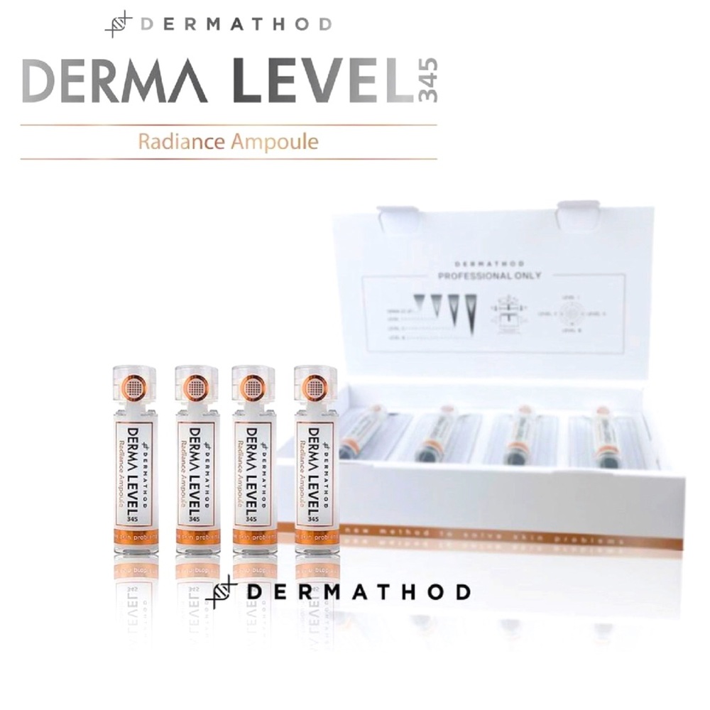 DERMATHOD LEVEL 345 RADIANCE PROFESSIONAL AMPOULE (8tubes) + Free Recovery Masks